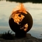 금속 구형 방화정을 태우는 36 인치당 지구 코르텐 강 내화 지구 나무