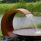 정원 풍경을 위한 유일한 작은 달 디자인 코르텐 강 물 특징