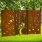 집 장식을 위한 강철 정원 스크린 패널을 외기에 노출시키는 트리 항목 이미지