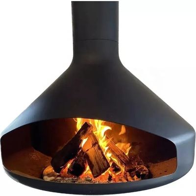 1000mm 호텔 실내 중단 및 자전 목제 불타는 거는 벽난로
